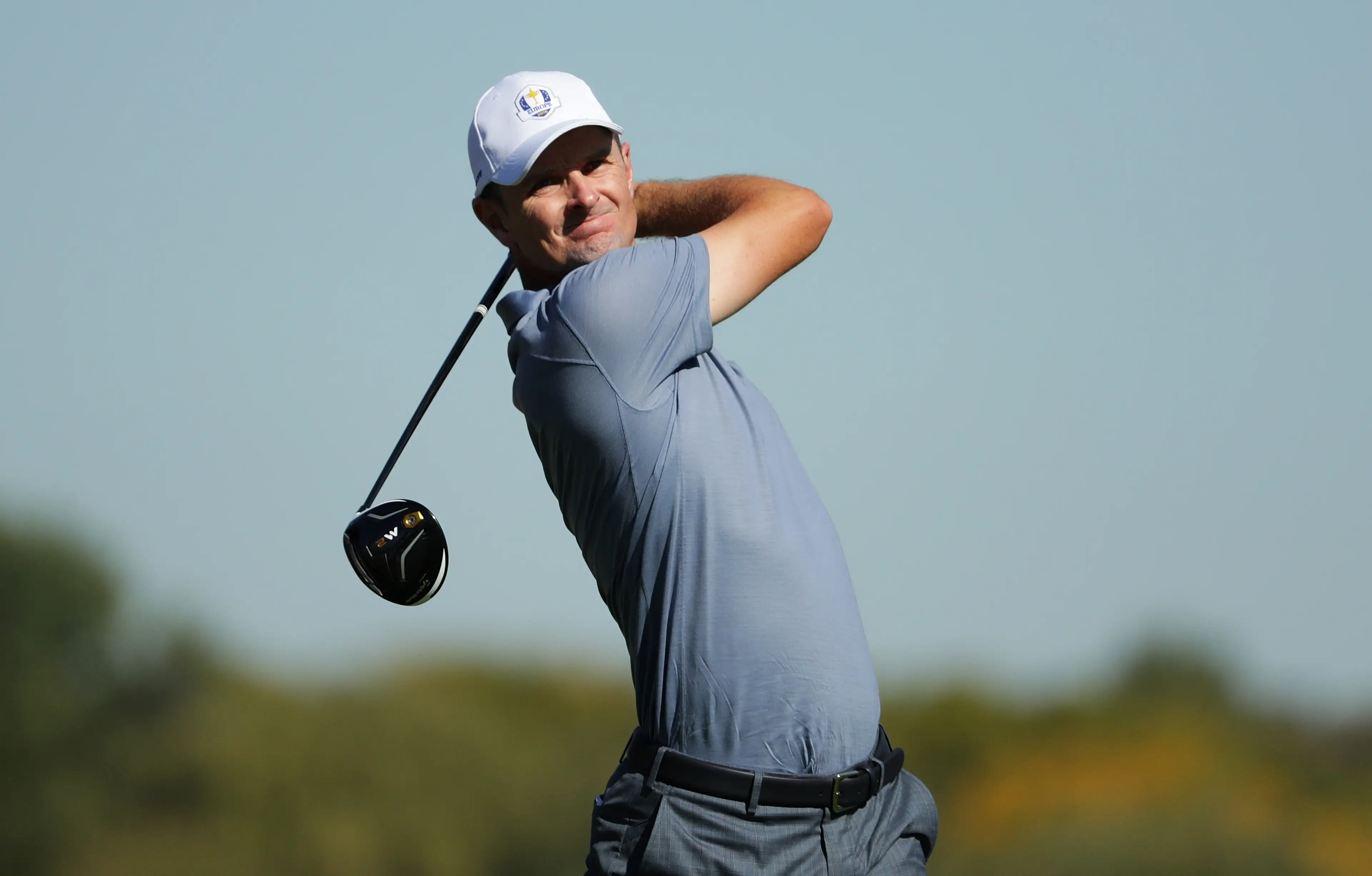 Justin Rose at the 2016 Ryder Cup. Image: Streeter Lecka / Staff via Getty