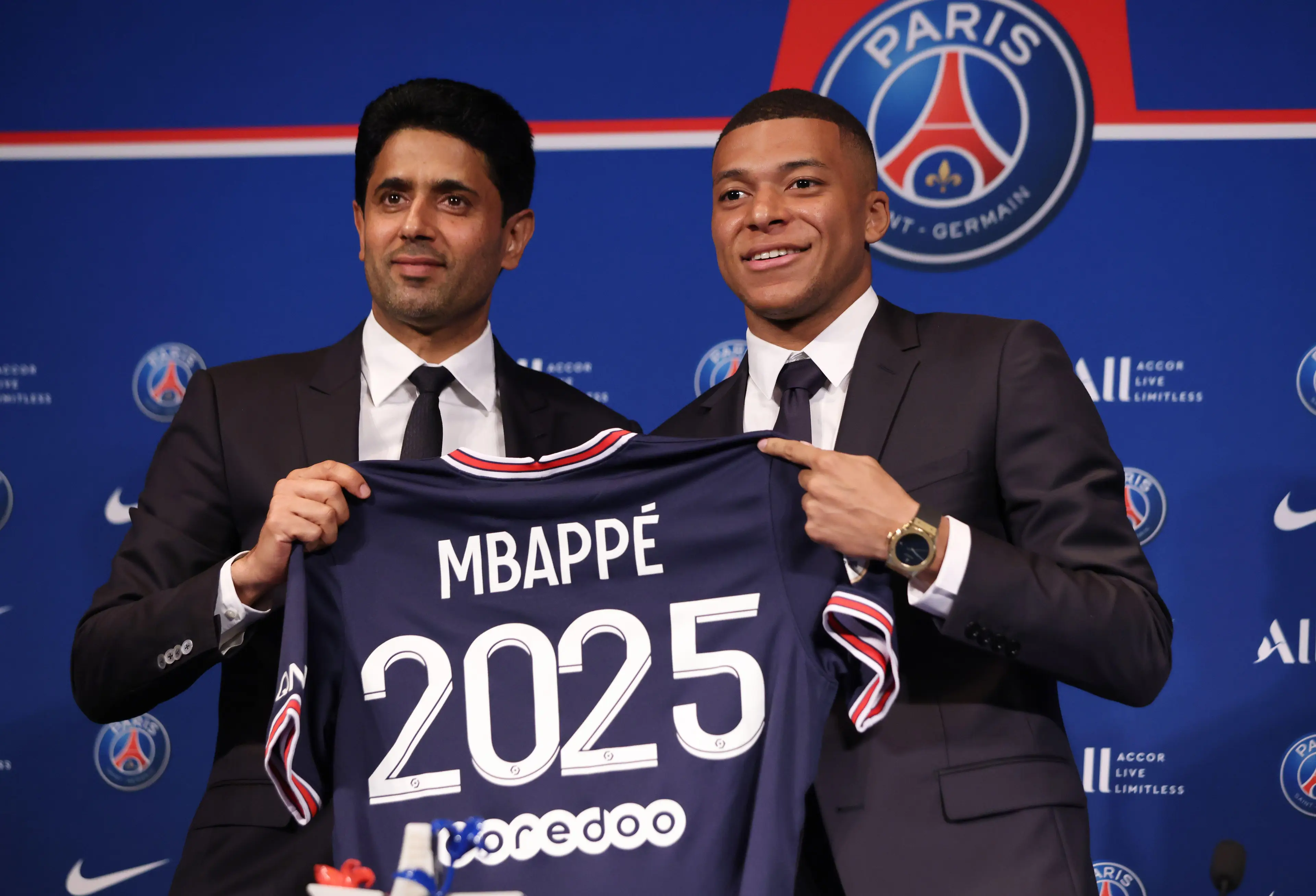 Mbappe's new contract didn't go down well in Spain. Image: Alamy