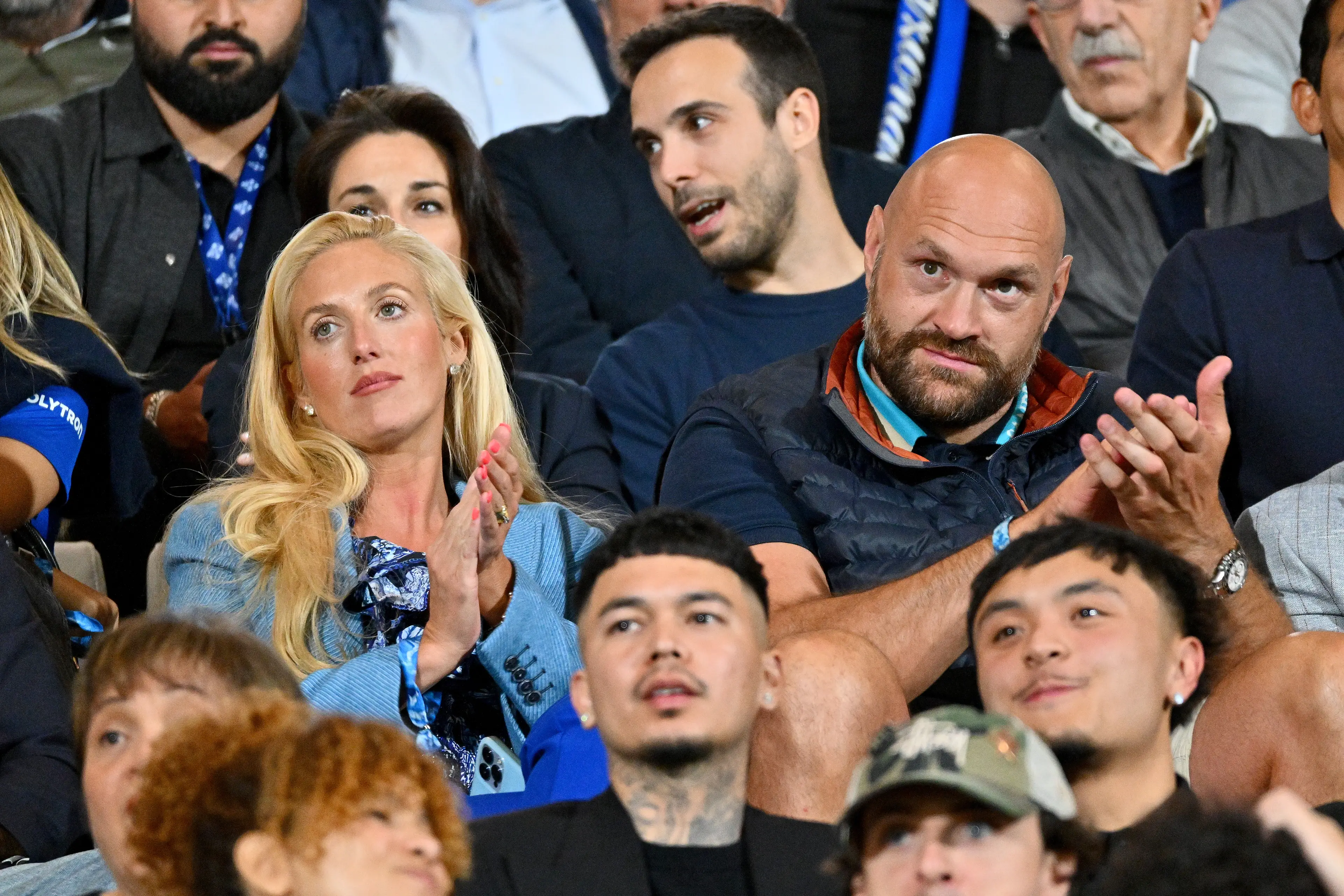 Tyson and Paris Fury. Image: Marco M. Mantovani / Stringer via Getty