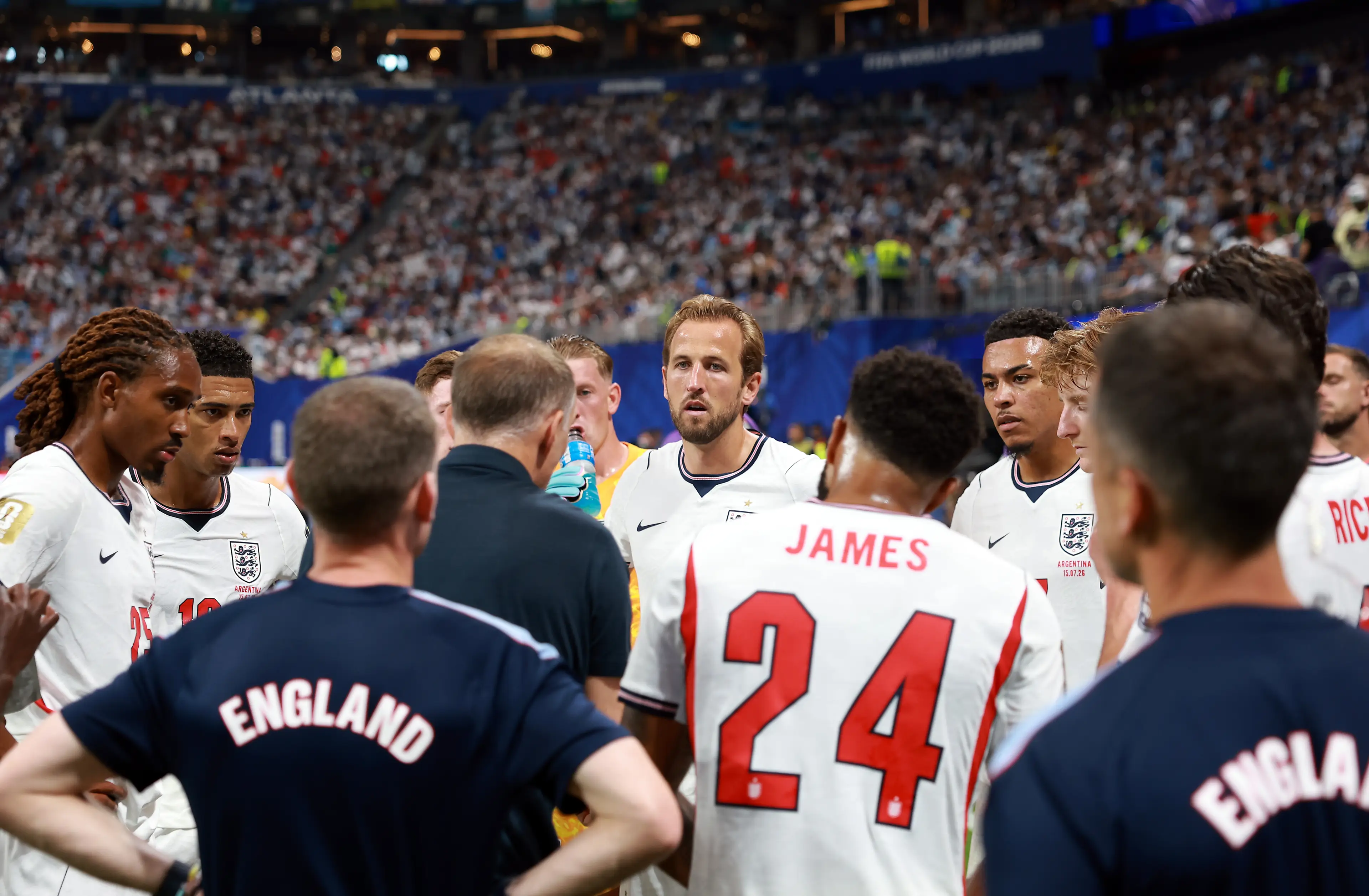 Tuchel has been criticised for how he managed the final half hour of Wednesday's game against Argentina. Image credit: Getty