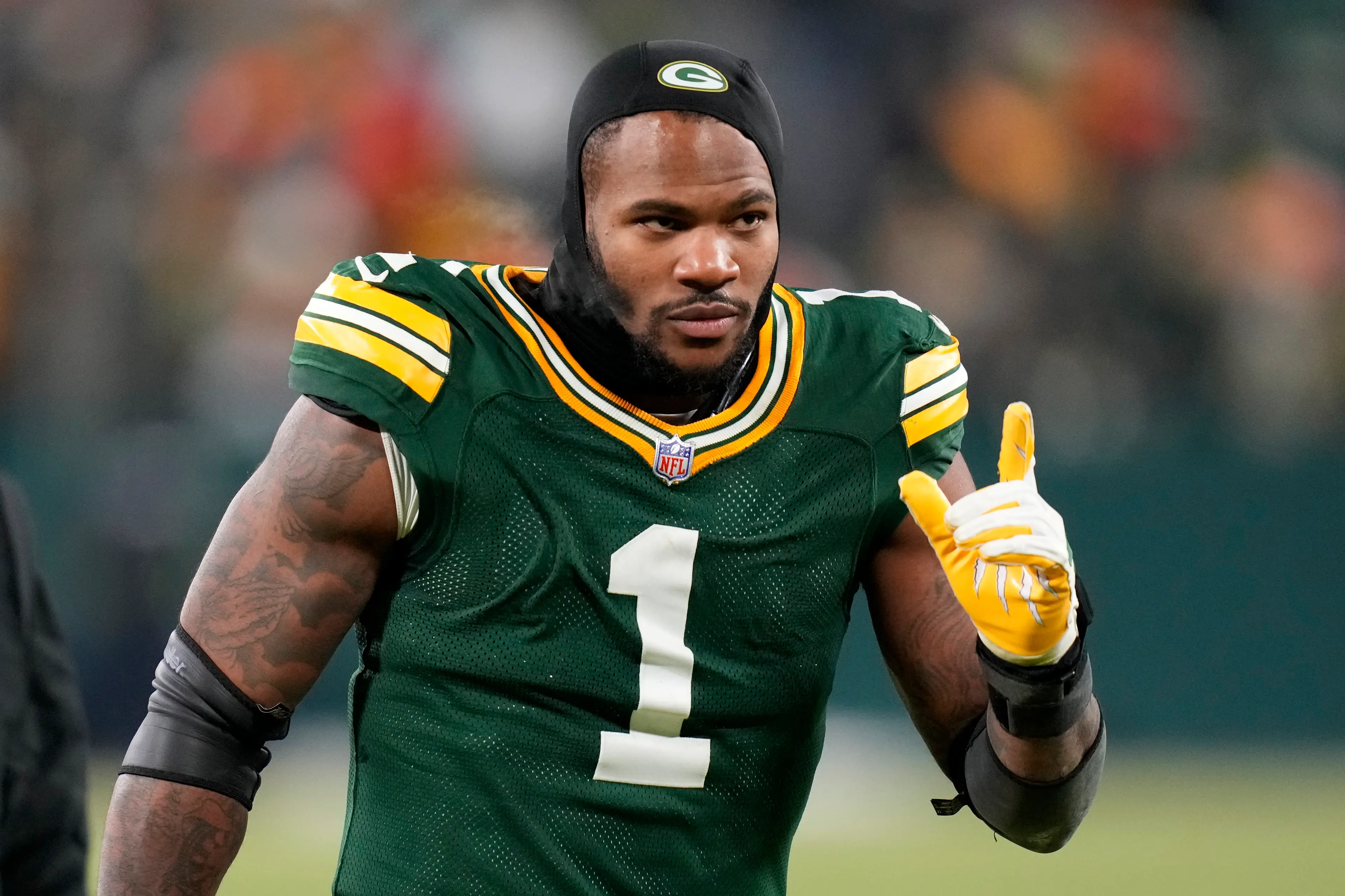 Micah Parsons playing for the Green Bay Packers (Image: Getty)