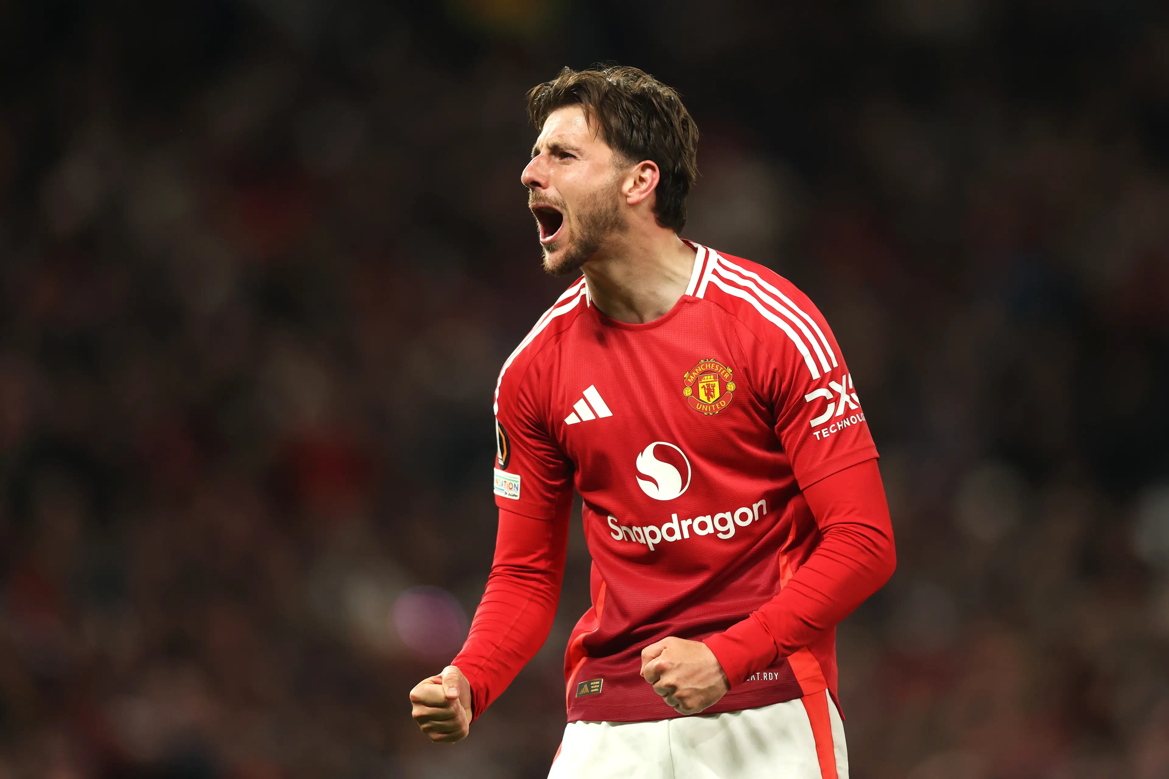 Mason Mount was beaming after scoring a brace against Athletic Club. Image: Getty