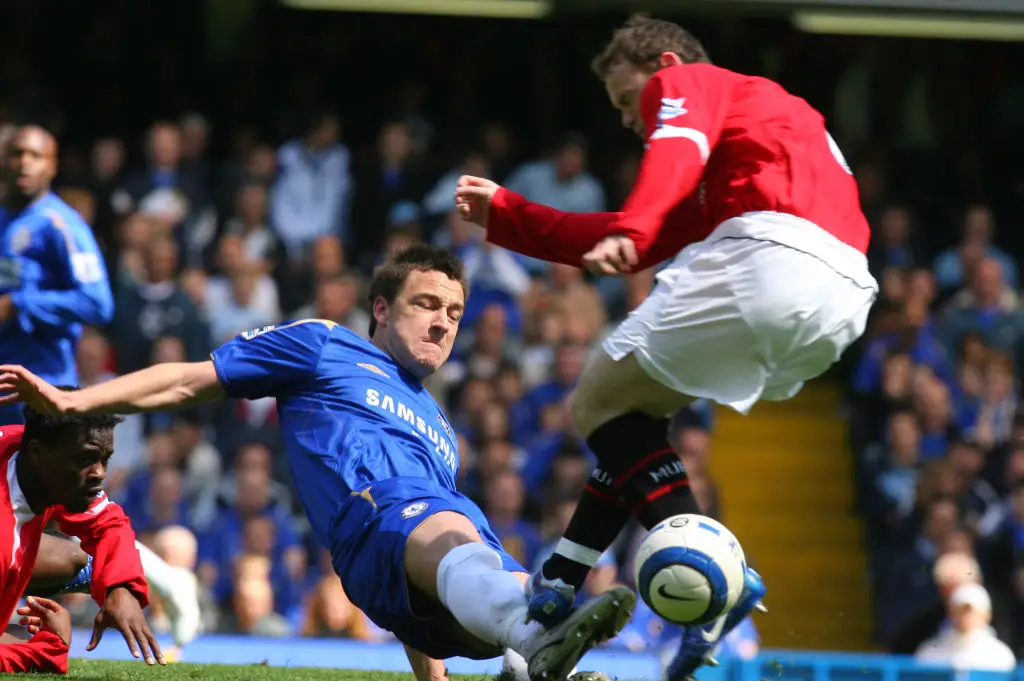 Wayne Rooney's tackle on John Terry (Credit:Getty)