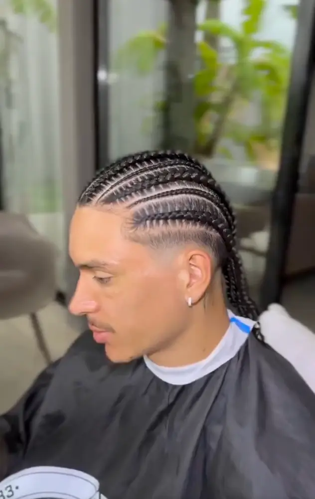 Darwin Nunez shows off his new hairstyle. Image: Instagram/Darwin Nunez