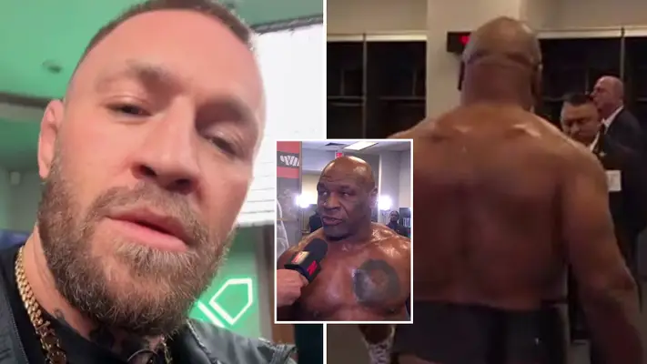 Conor McGregor breaks the Internet with his reaction to X-rated footage of Mike Tyson before Jake Paul fight