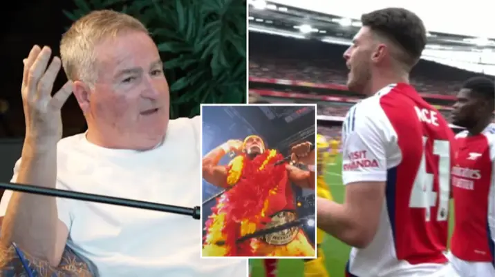 Richard Keys leaves Arsenal fans completely confused with 'Hulk Hogan' response to Declan Rice's red card