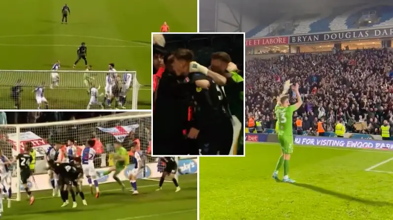 Coventry City goalkeeper scores an injury time equaliser against play-off rivals with his hand