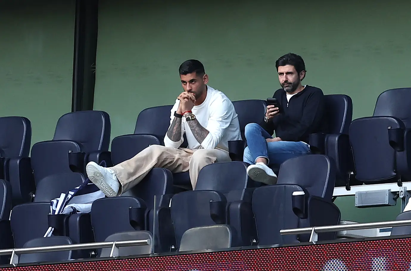 Romero has been a regular fixture in the stands as Tottenham fight against relegation. Image credit: Getty