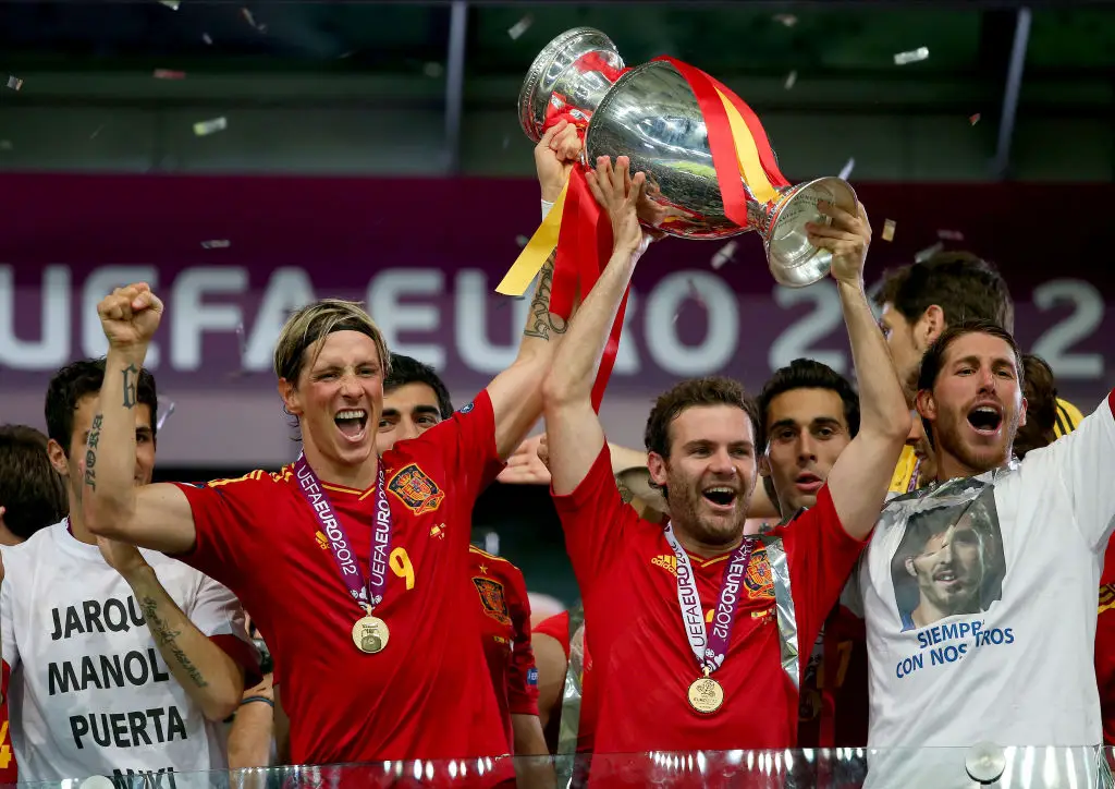 Juan Mata won the Euros with Spain in 2012. (Image: Getty)