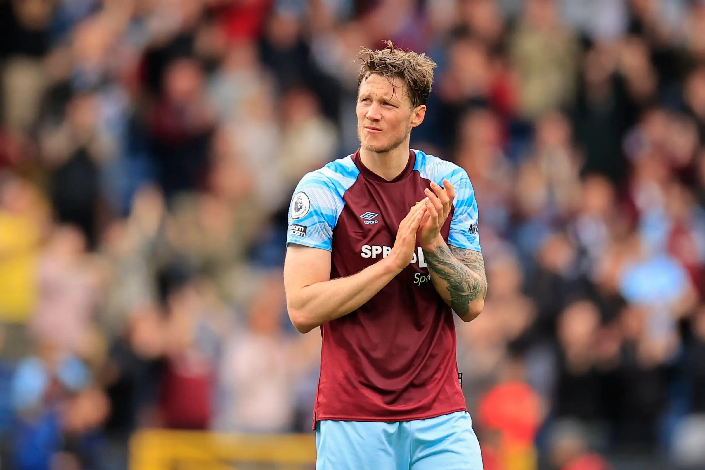 Weghorst did not keep Burnley up. Image: Alamy