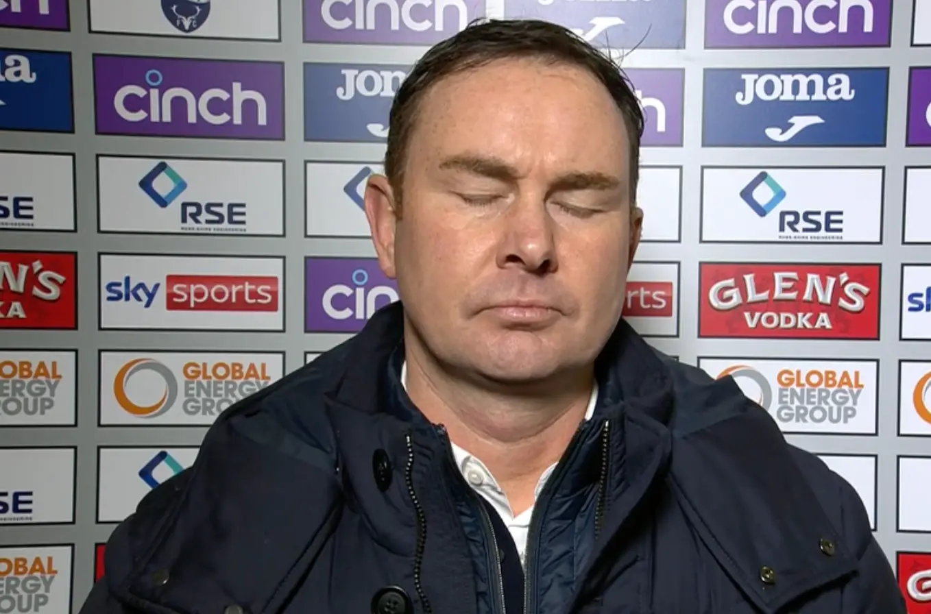 Ross County boss Derek Adams (BBC)
