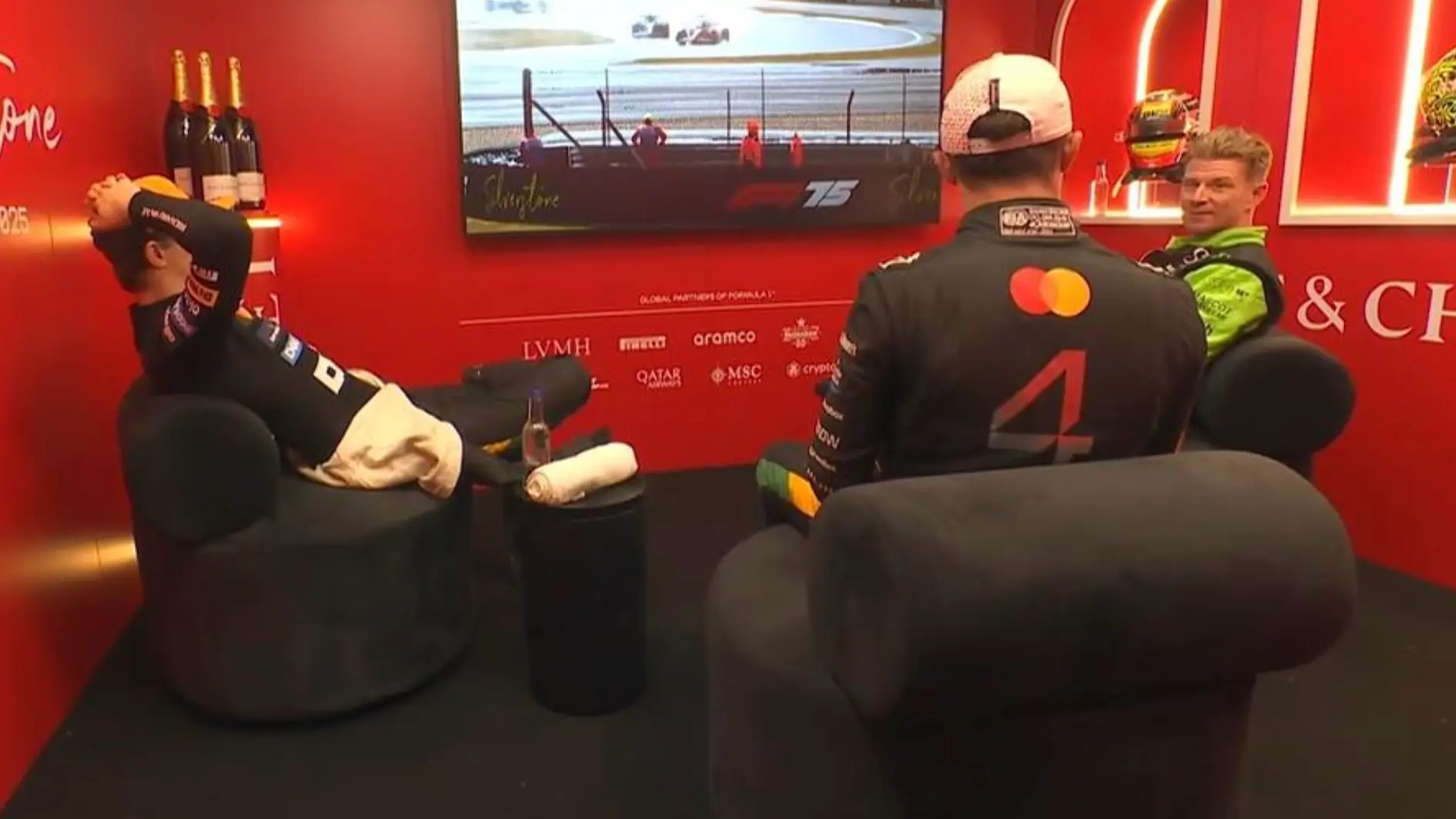 Nico Hulkenberg 'breaks F1 cooldown room protocol' after first-ever podium finish as Lando Norris forced to step in