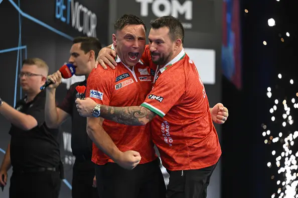 Gerwyn Price and Jonny Clayton have both been invited to the Premier League (Image: Getty)