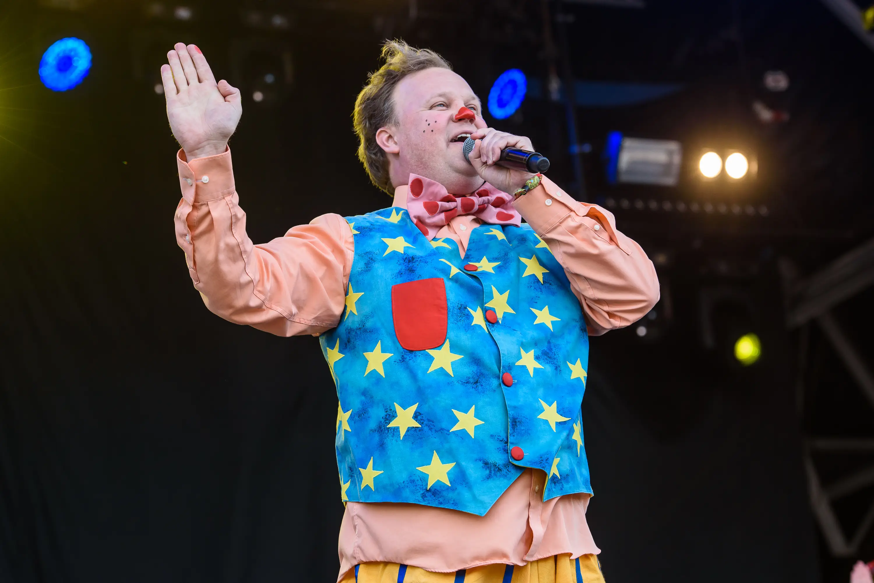 Justin Fletcher, who plays the character Mr Tumble. Image credit: Getty