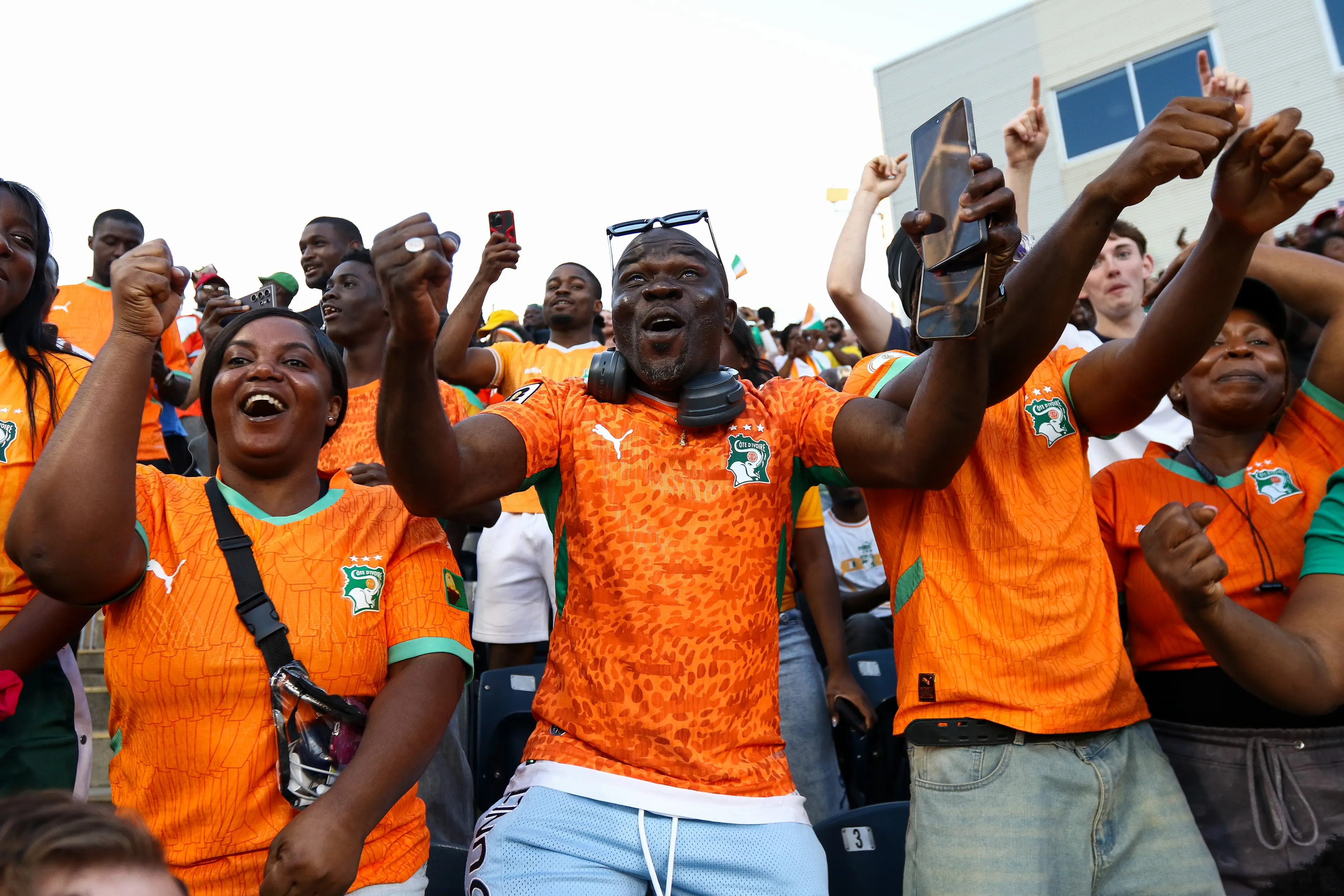 Ivory Coast fans. Image credit: Getty