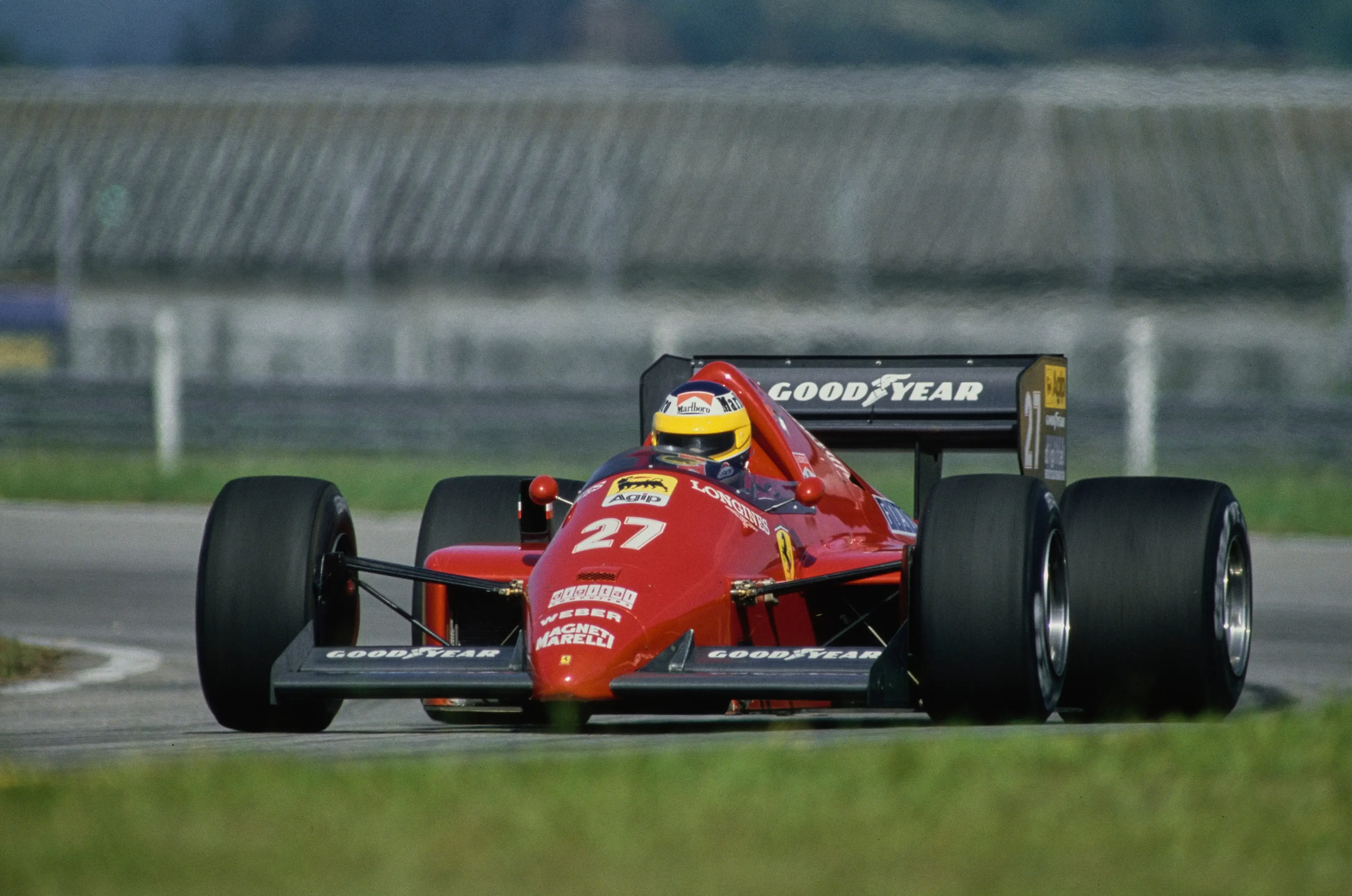 Michele Alboreto competed for Ferrari between 1984 and 1988 (Image: Getty)