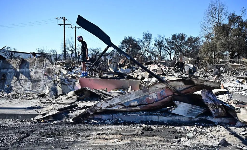 The wildfires have caused extensive damage across parts of Los Angeles (Image: Getty)
