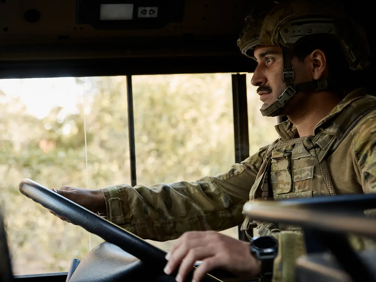 Army driver.