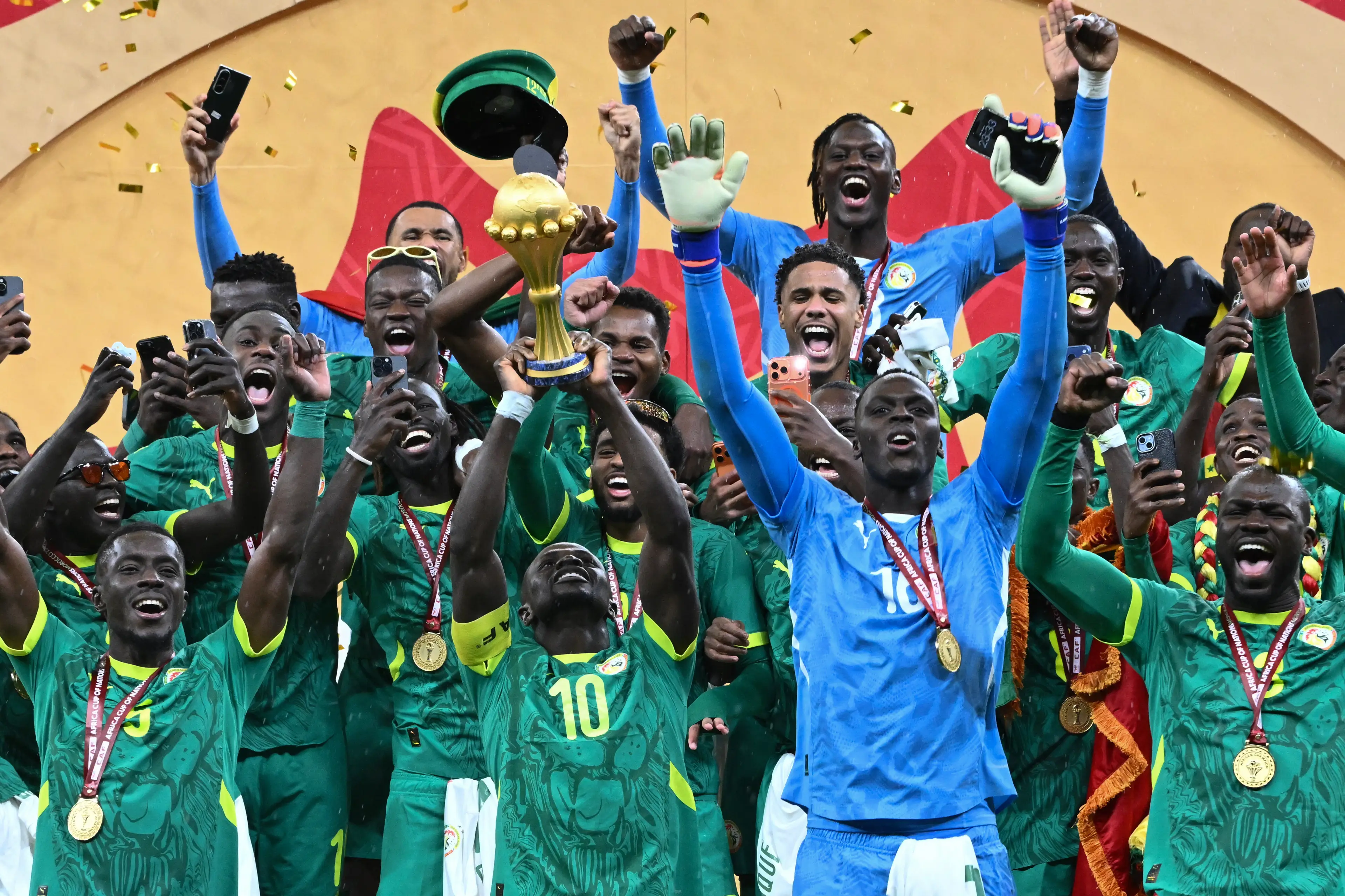 Senegal are the champions of Africa. Image: Getty