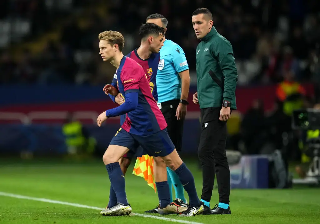 Frenkie de Jong has recently returned from an ankle injury (Image: Getty)