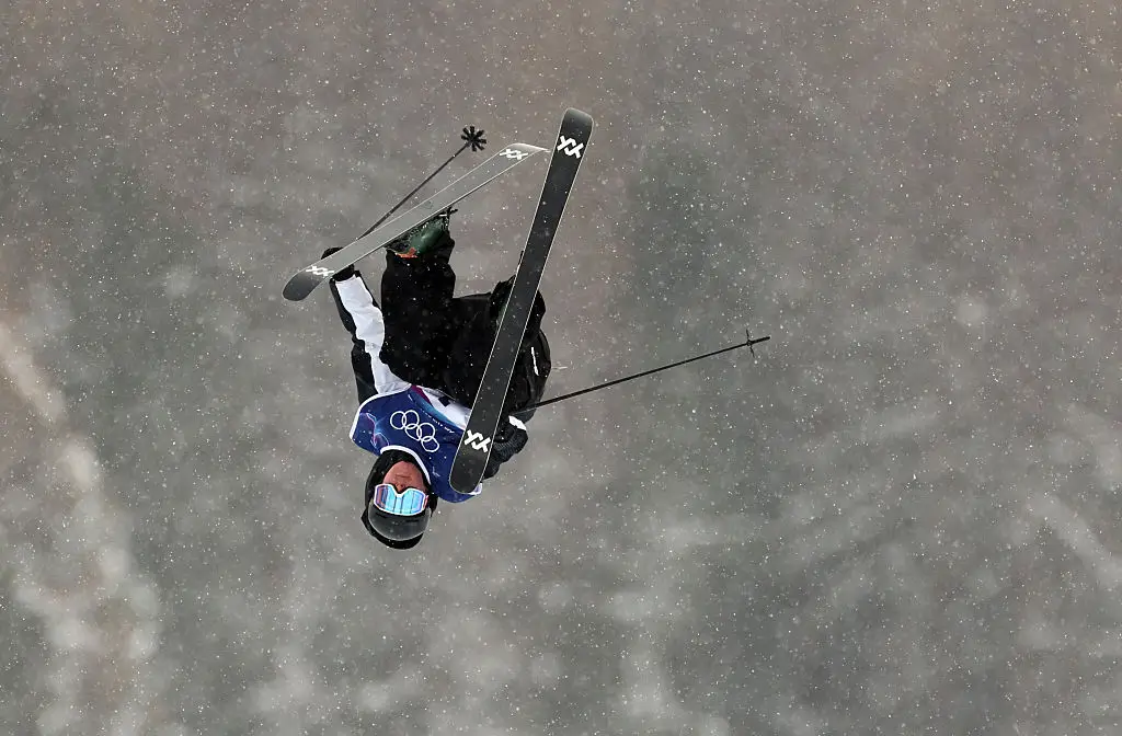 The gold medal hopeful was attempting an impressive jump moments before the crash. (Image: Ian MacNicol/Getty Images)