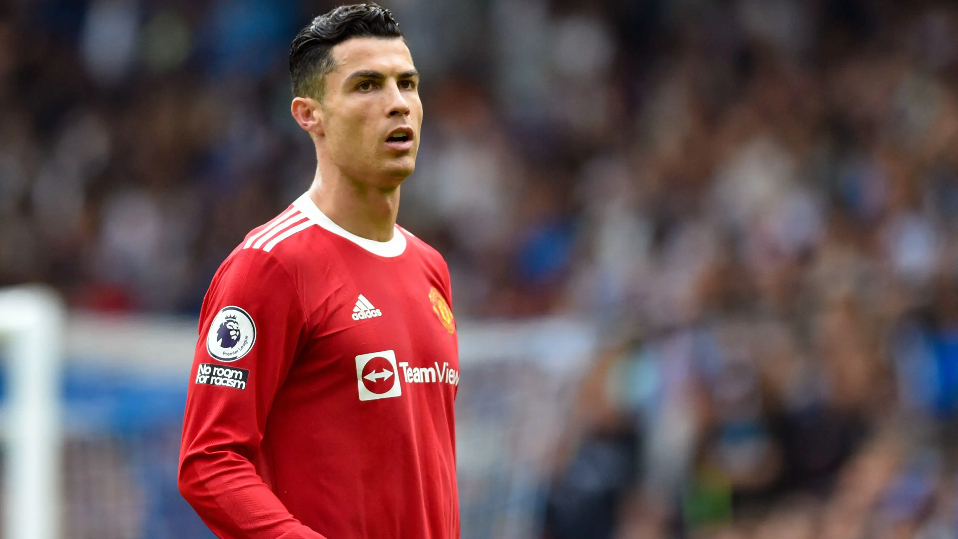 Cristiano Ronaldo of Manchester United during a Premier League match. (Alamy)