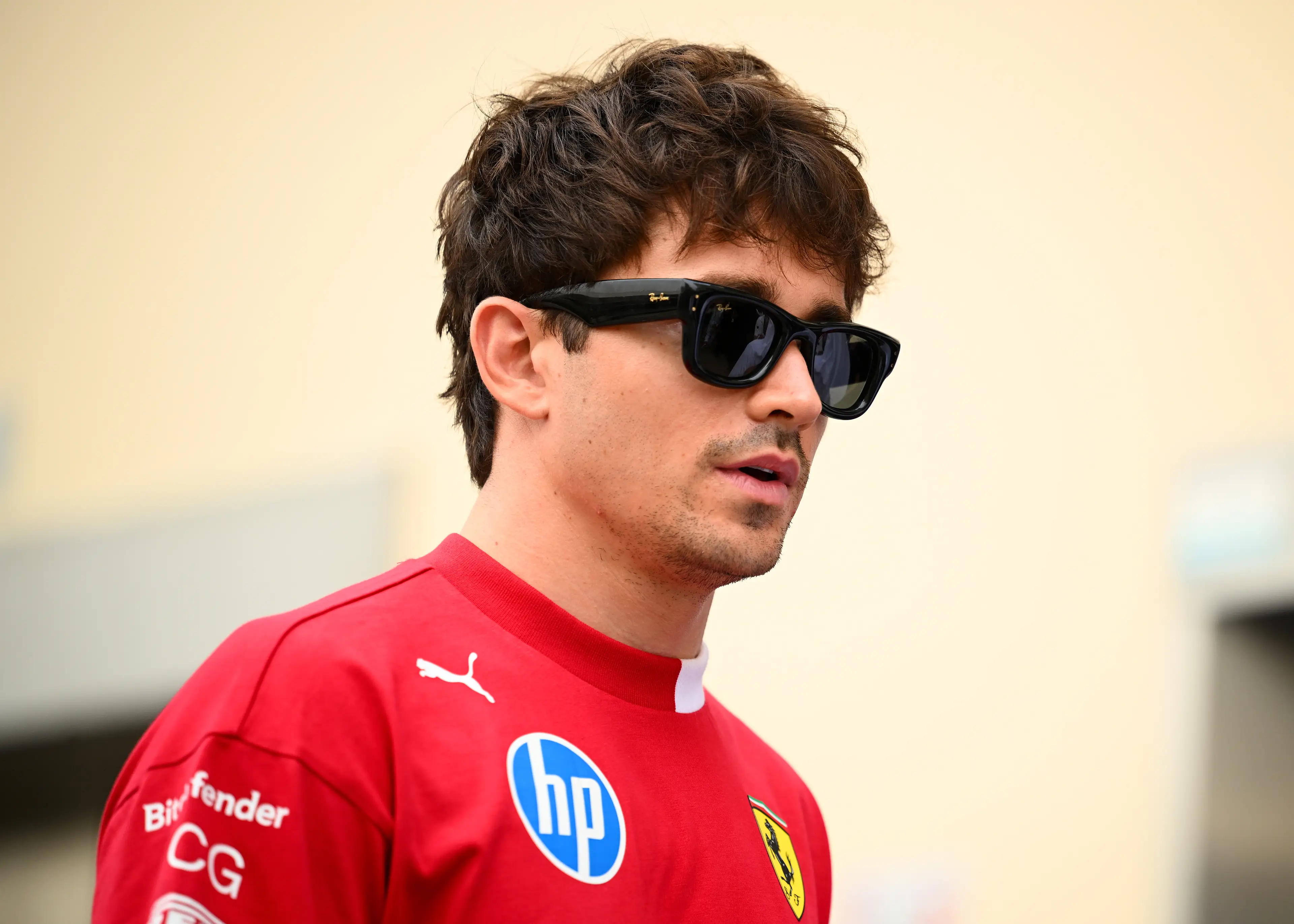 Charles Leclerc has been linked with Mercedes and Aston Martin. Image: Getty