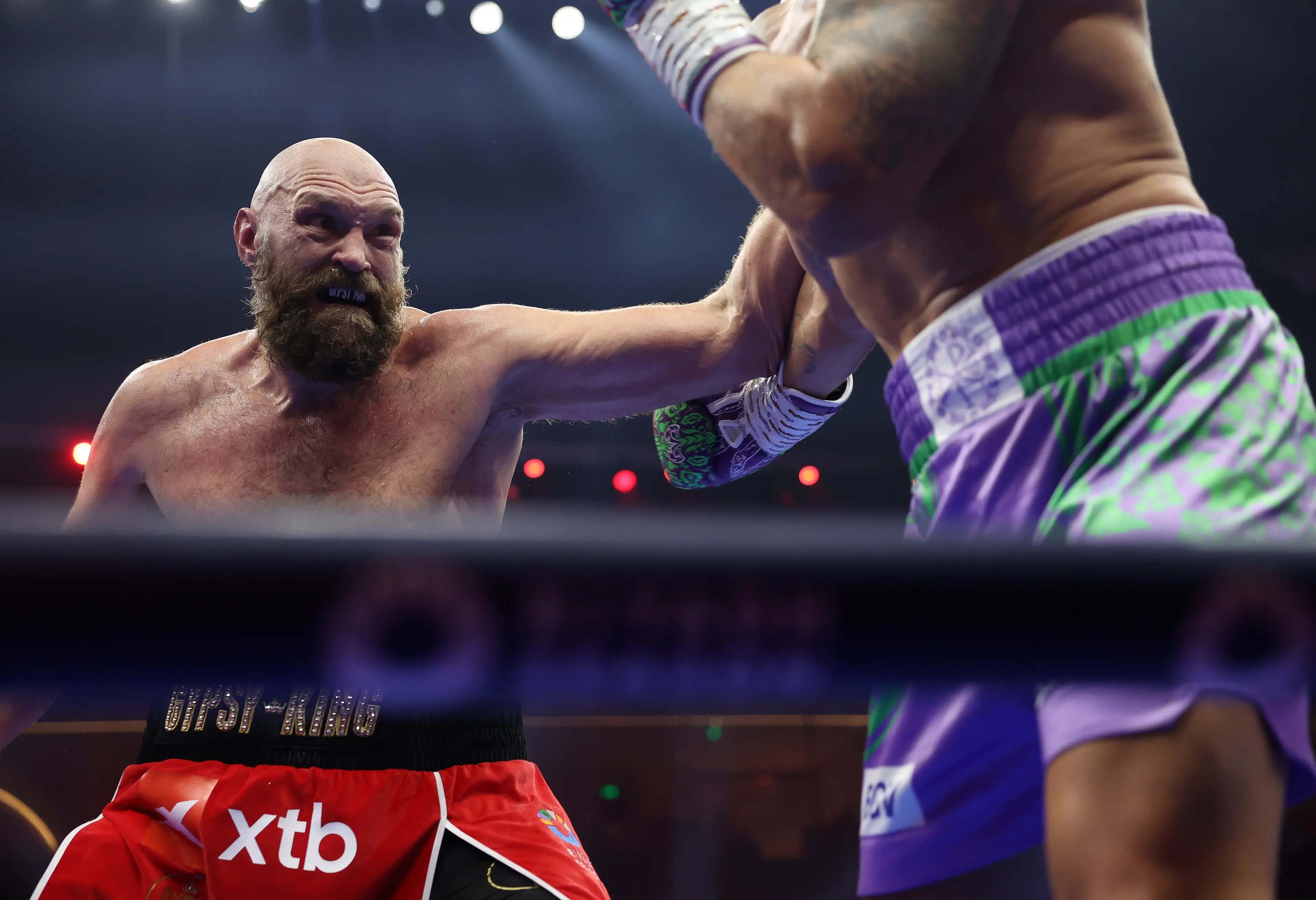 Tyson Fury hasn't fought since his defeat to Oleksandr Usyk last December. Image: Getty 