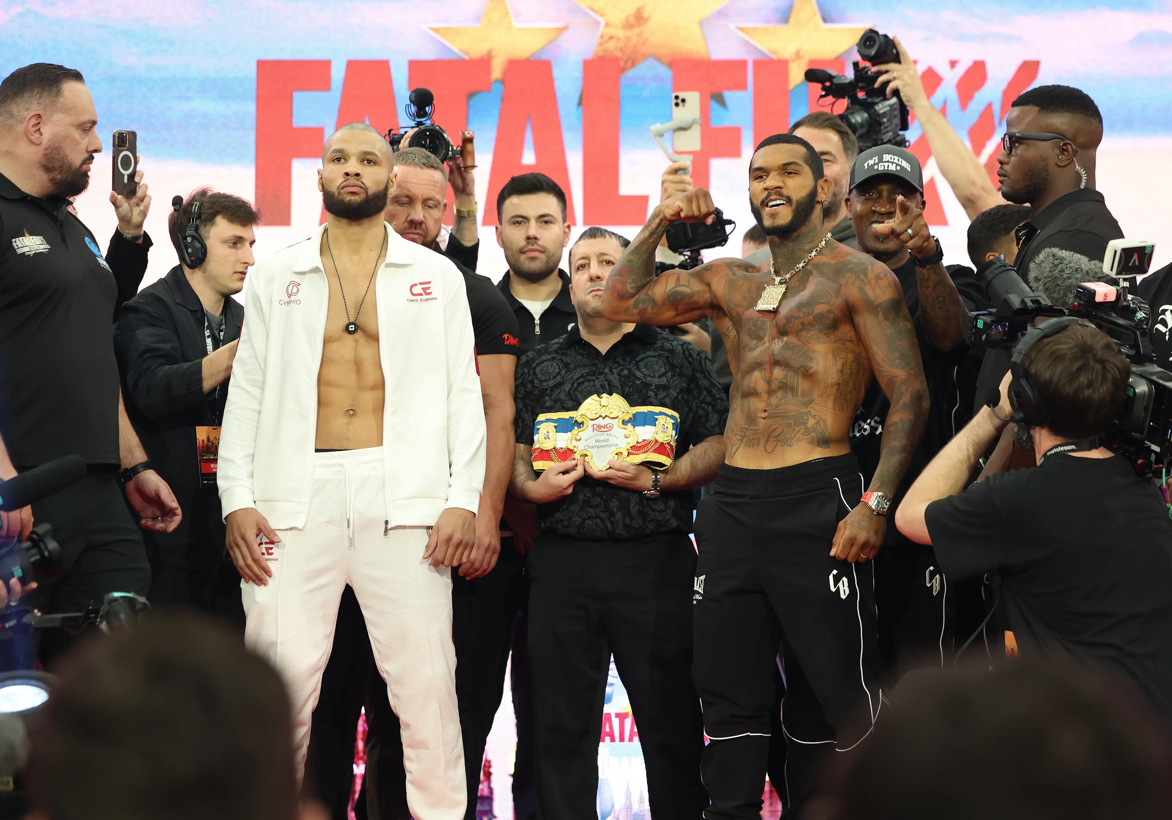 Chris Eubank Jr. and Conor Benn will run it back on November 15 following their April bout. Image: Getty 