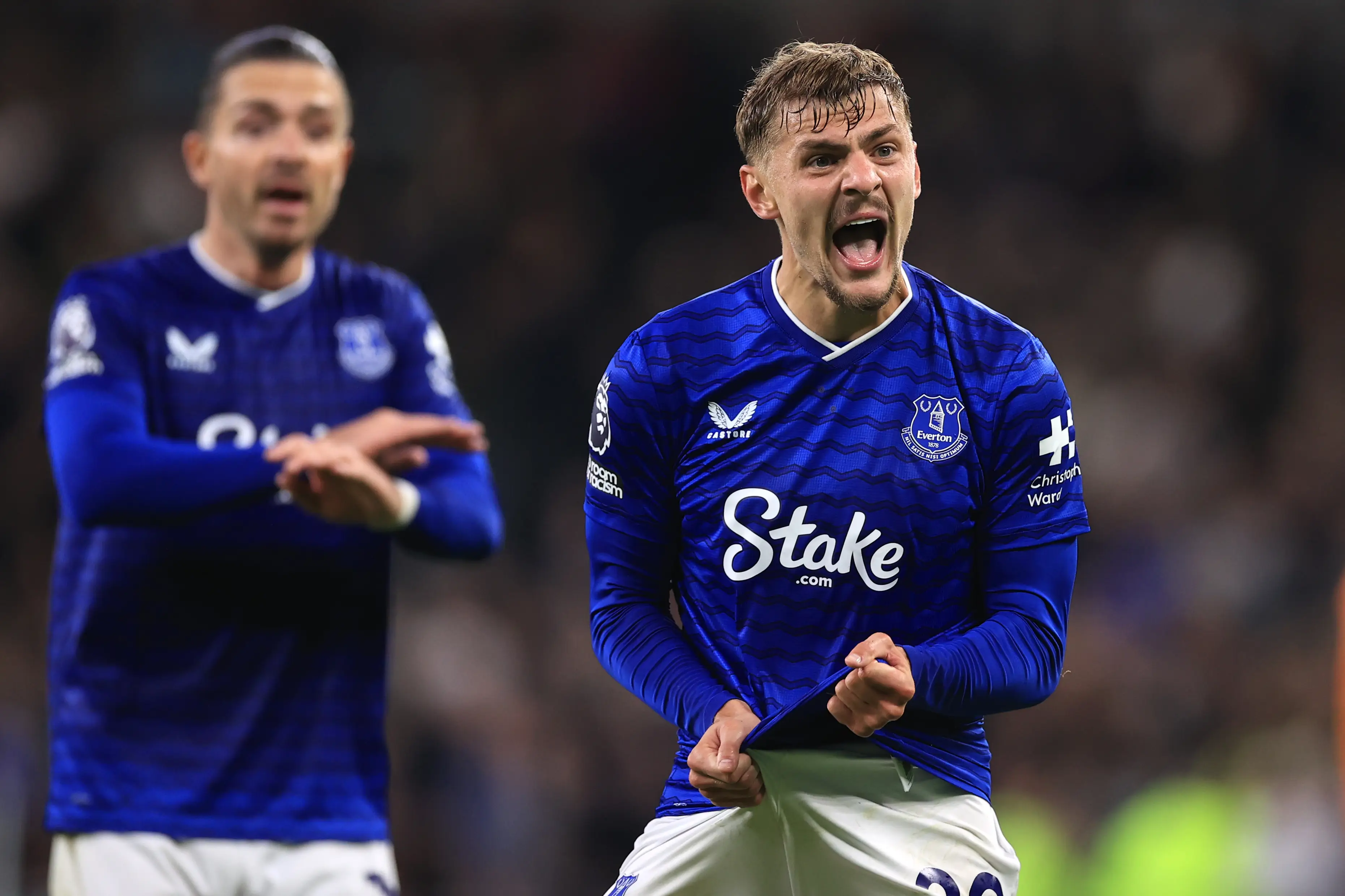 Kiernan Dewsbury-Hall was furious with his latest yellow card. Image: Getty