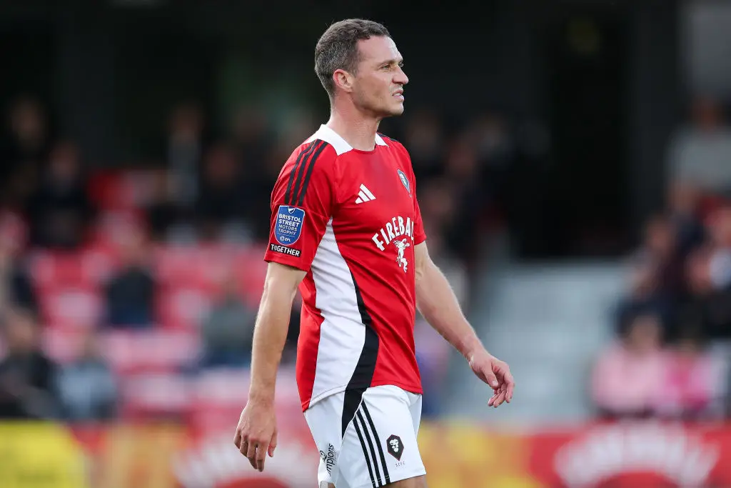 James Chester currently plays for Salford City (Credit:Getty)