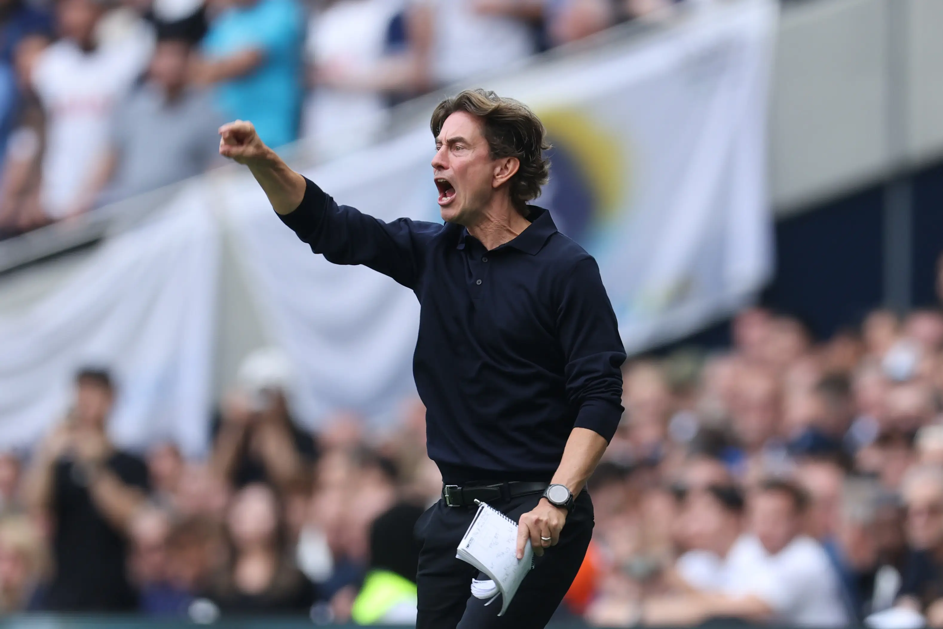 Thomas Frank has reportedly spoken to Tottenham. Image: Getty