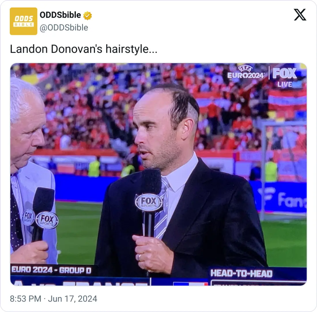 Landon Donovan stole the headlines (Fox)