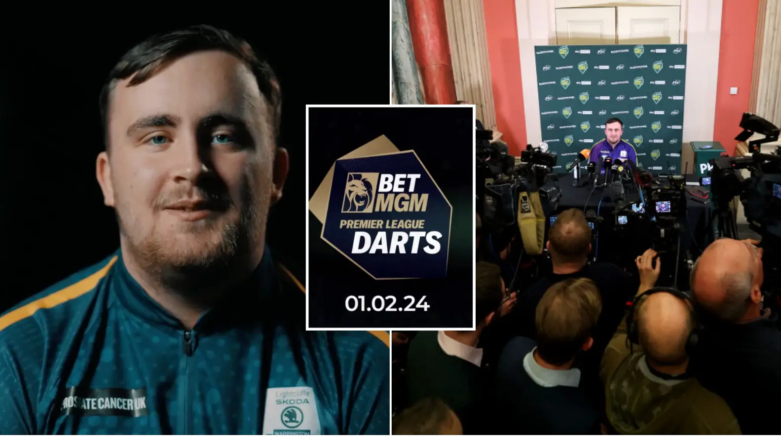 Luke Littler issues response after Premier League Darts debut is confirmed