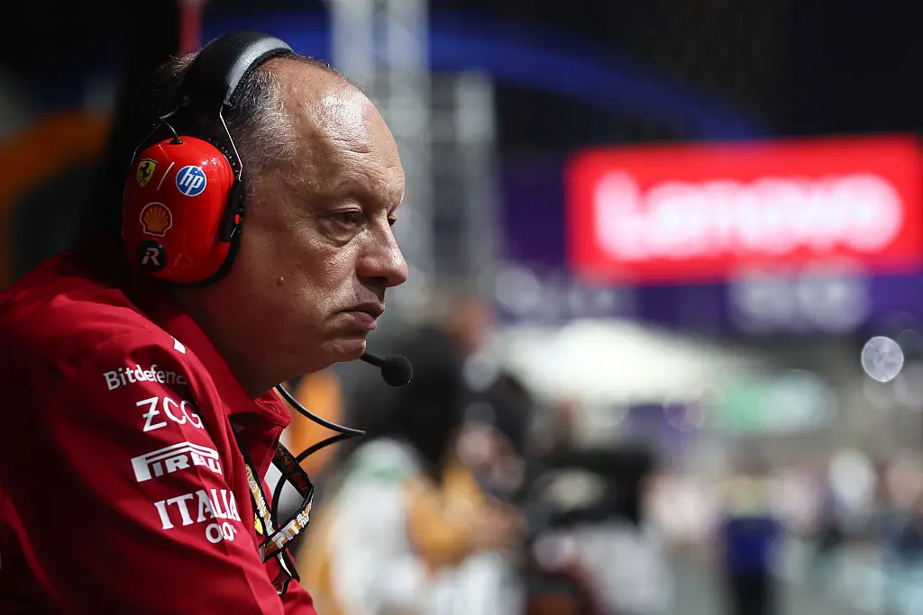 Fred Vasseur is facing mounting pressure at Ferrari. (Image: Getty)