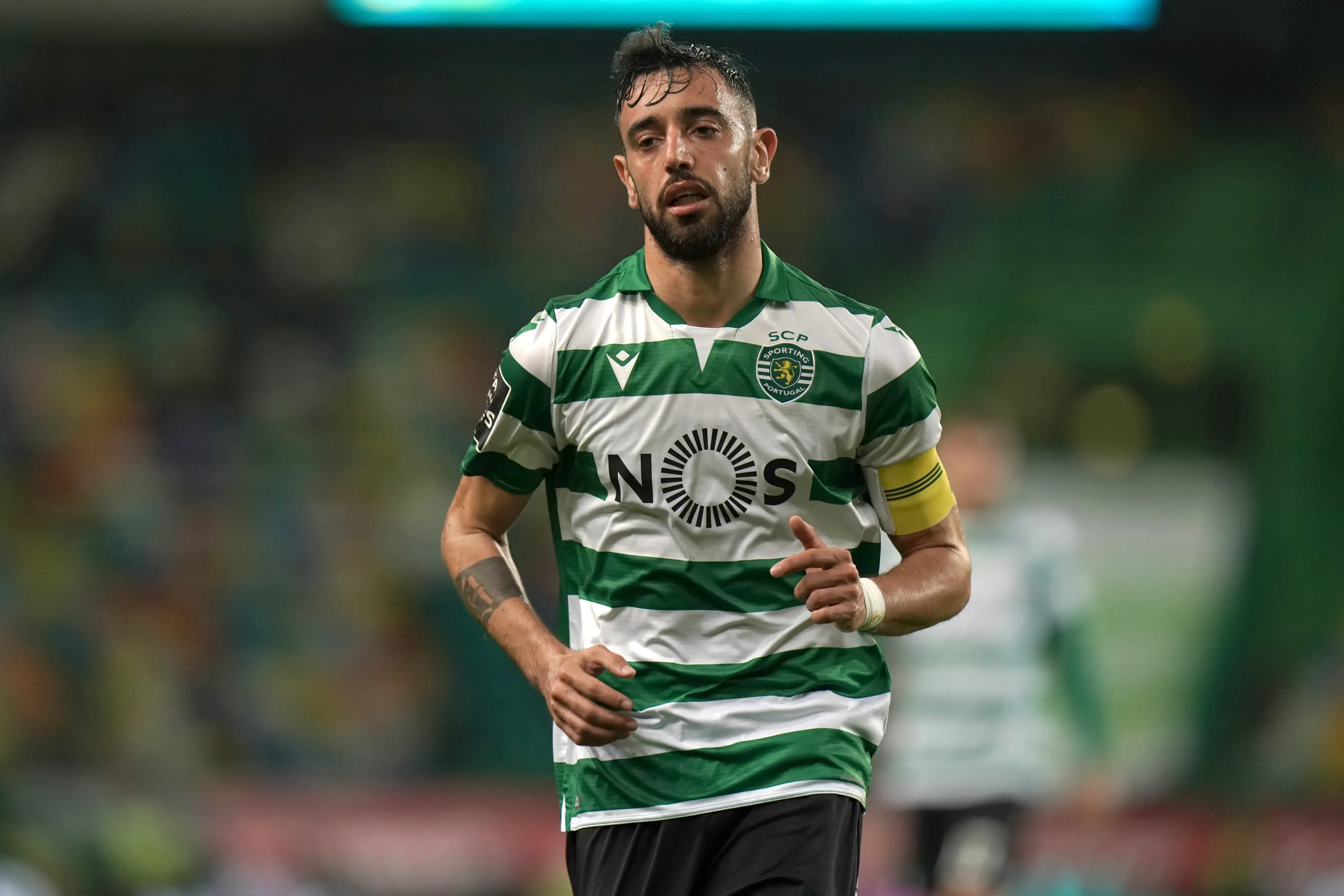 Bruno Fernandes in action for Sporting. Image: Getty 