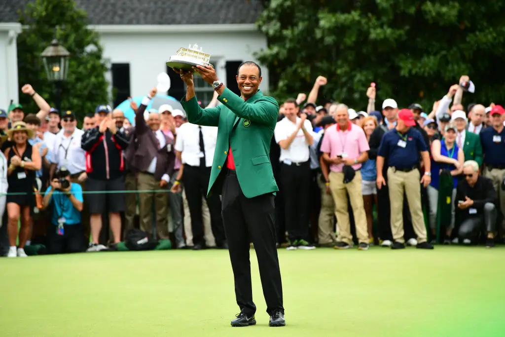 Tiger Woods last won The Masters in 2019. (Image: Kohjiro Kinno /Sports Illustrated via Getty Images)