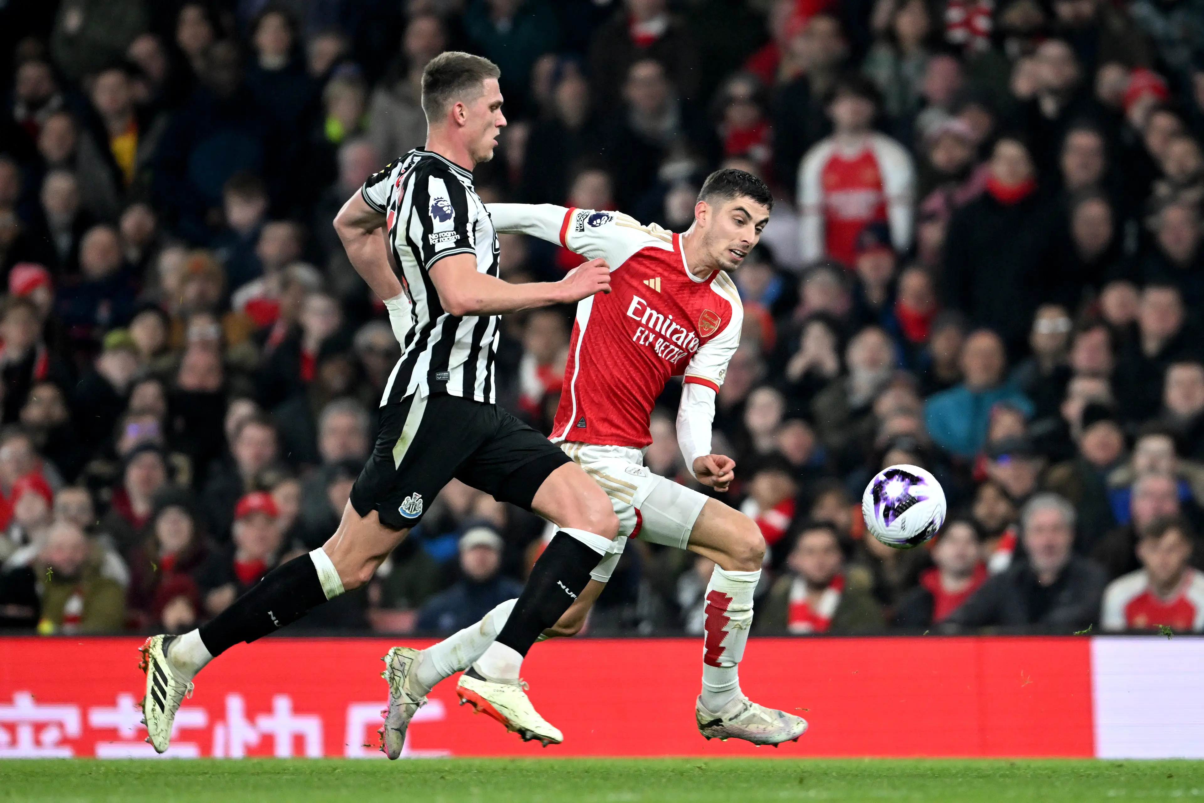 Sven Botman struggled against Arsenal (Getty)