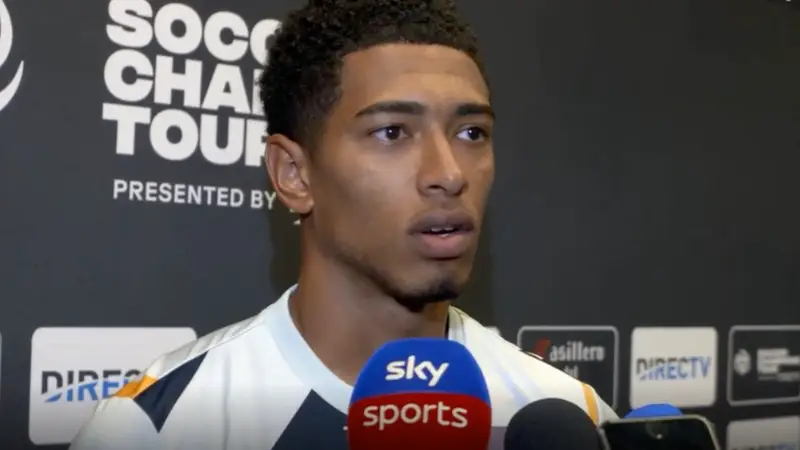 Jude Bellingham breaks silence after 'ugly bust-up with Real Madrid teammate' ahead of Arsenal clash