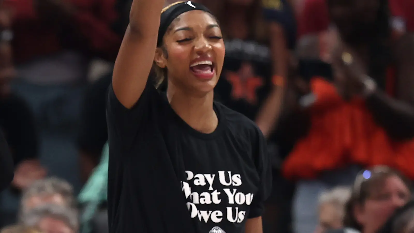 Angel Reese wore a t-shirt in protest before the WNBA All-Star game.