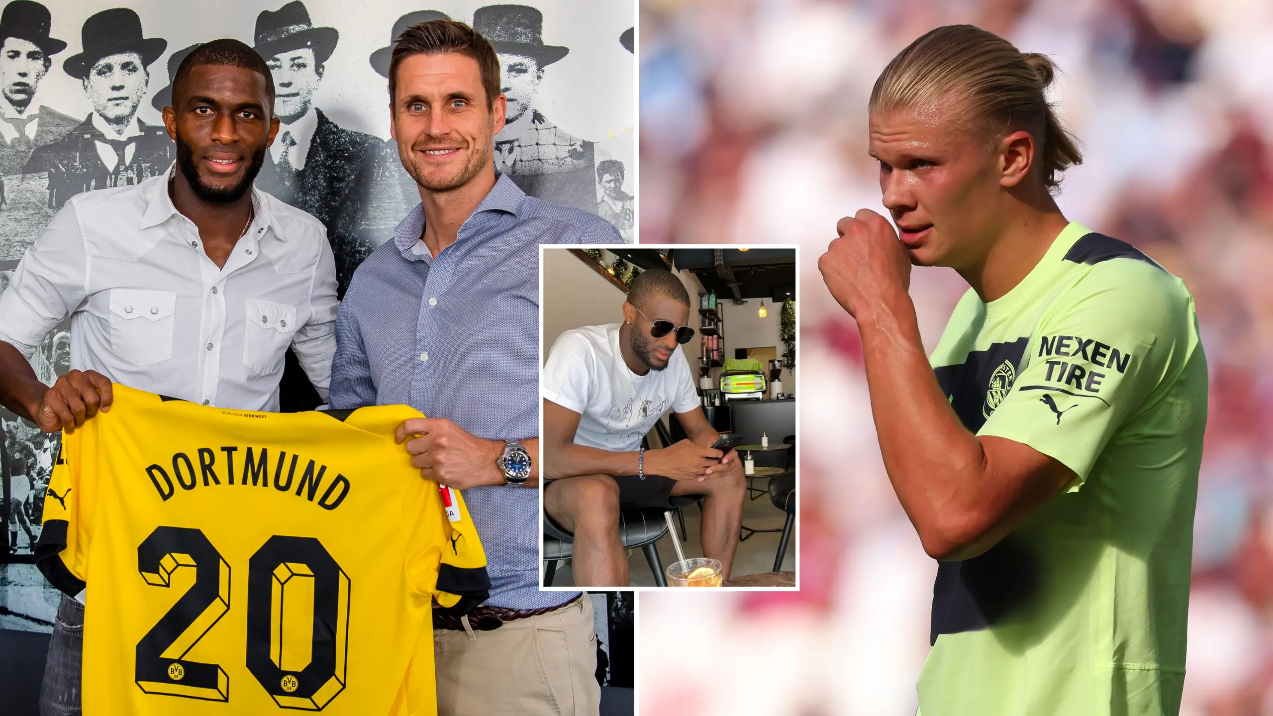 Borussia Dortmund, Anthony Modeste/Instagram & Alamy