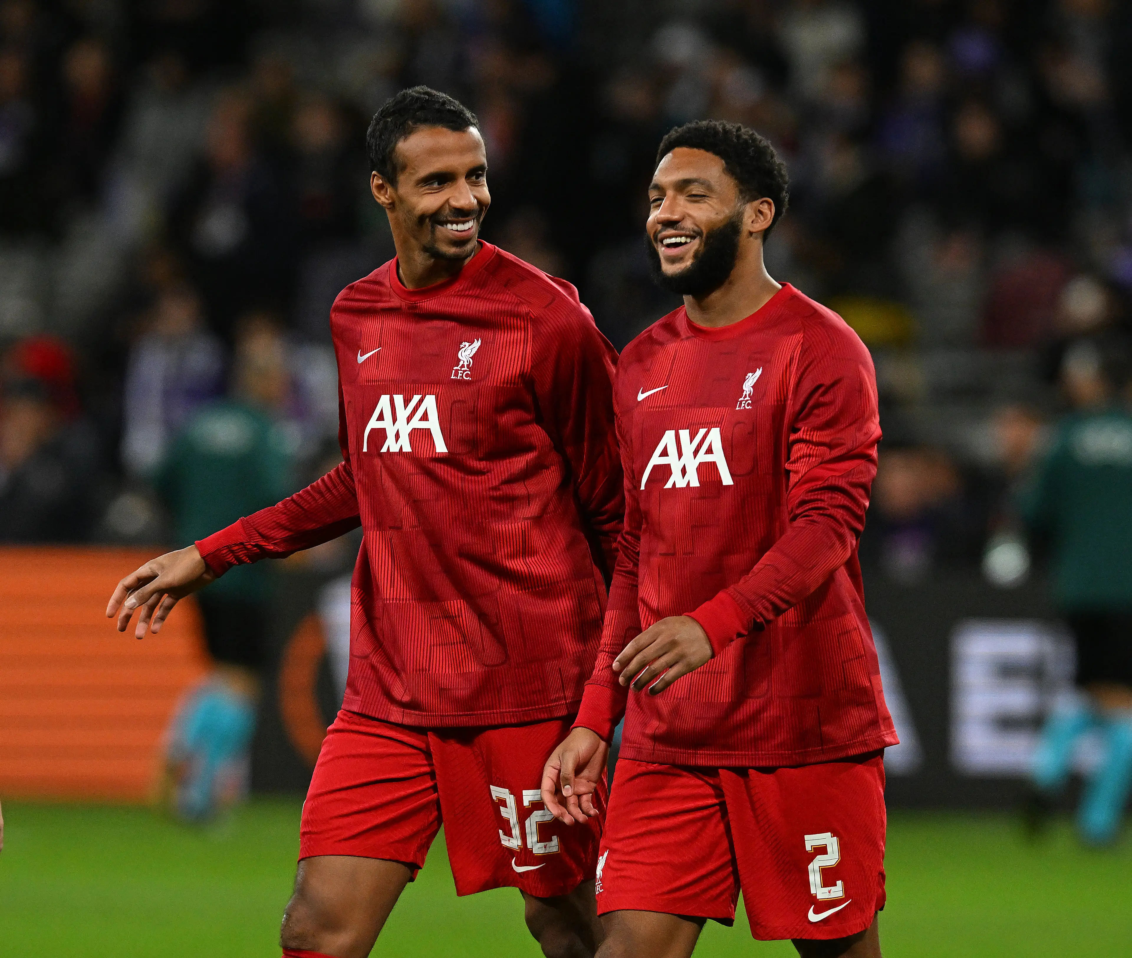 Matip and Gomez in training- Getty