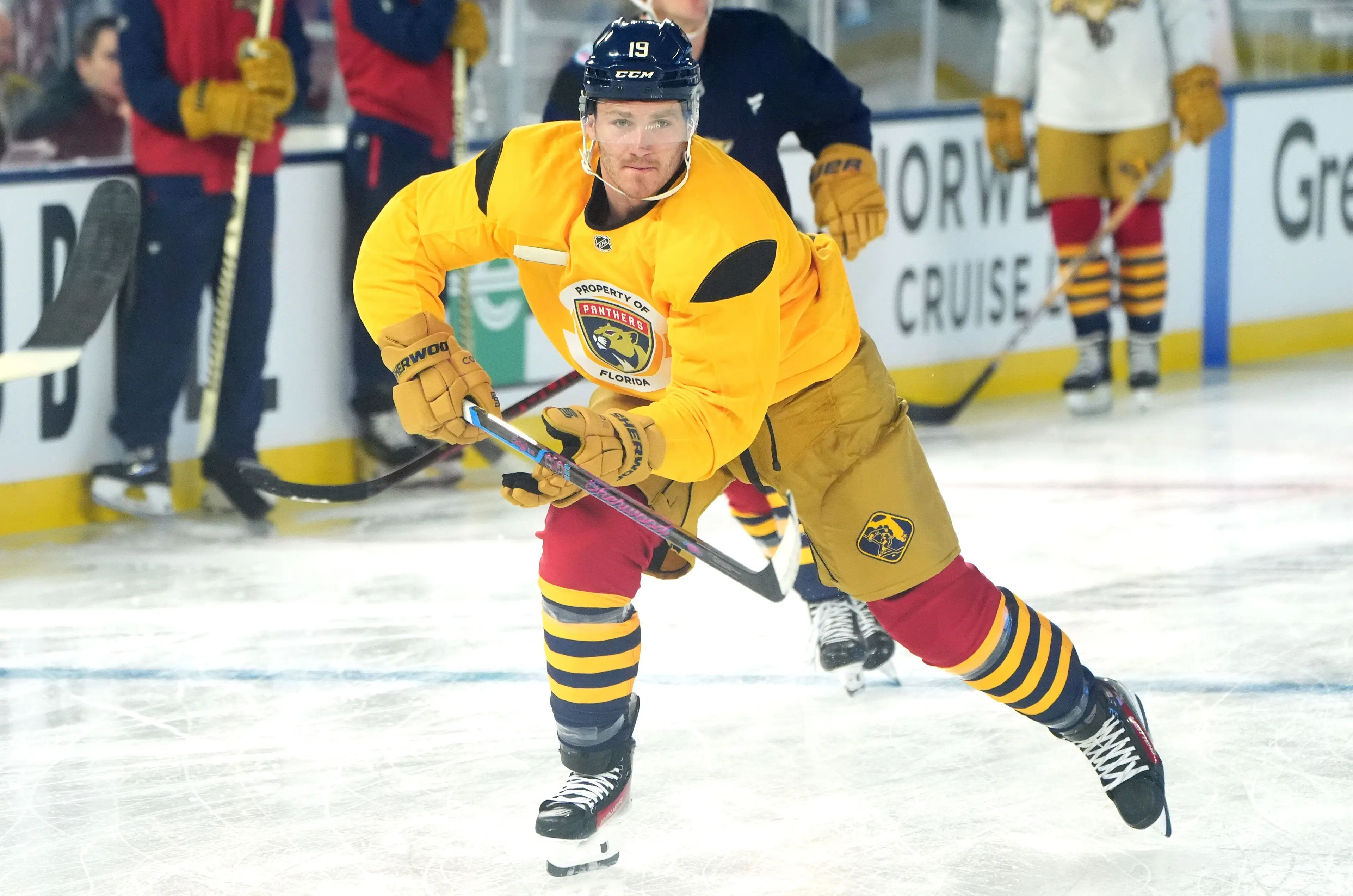 Matthew Tkachuk is a reigning Stanley Cup champion with Florida Panthers (Image: Getty)