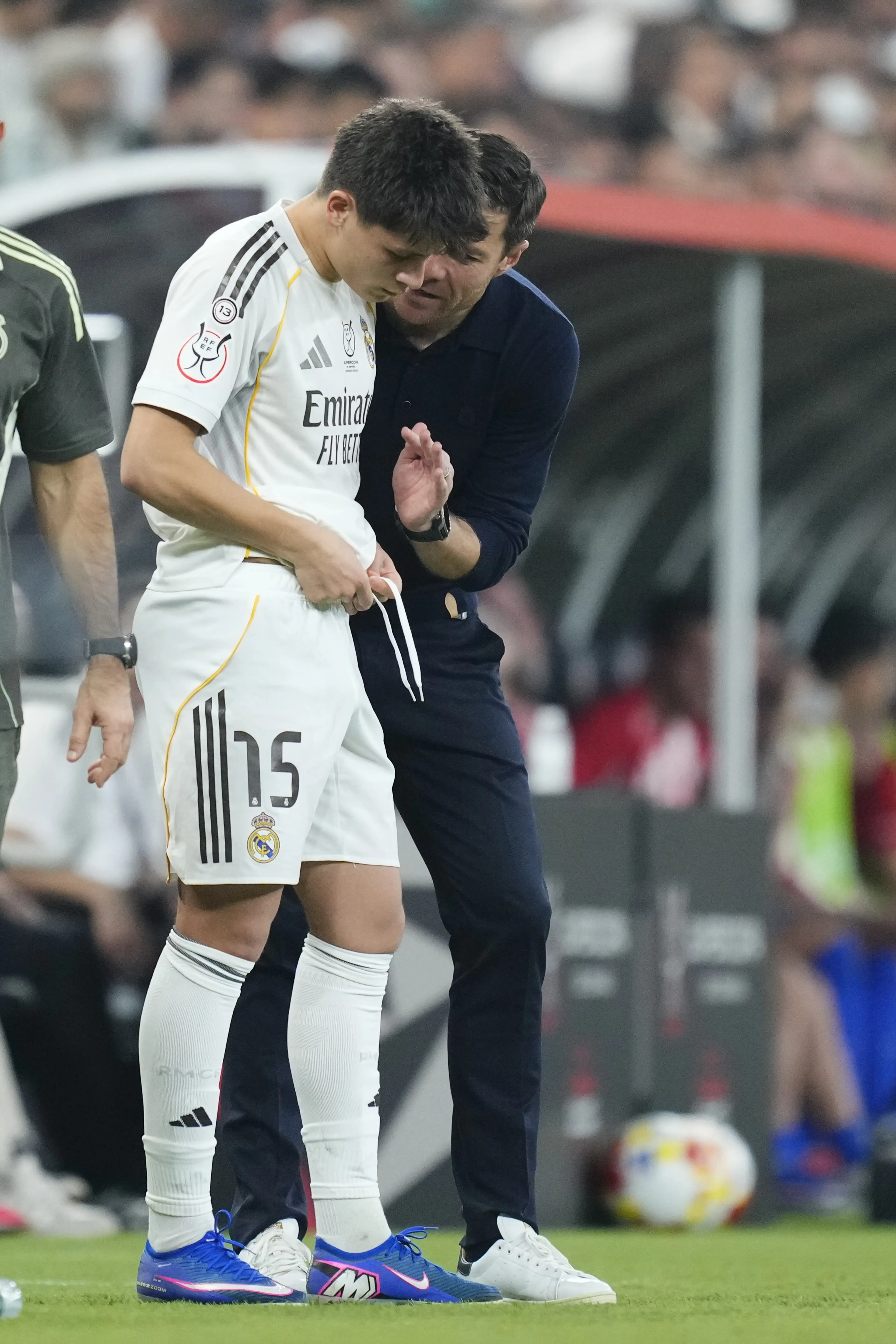 Xabi Alonso is a huge fan of Arda Guler. Image: Getty