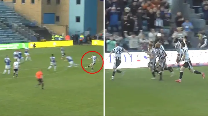 Grandson of Man Utd legend scores screamer on EFL debut from centre-back