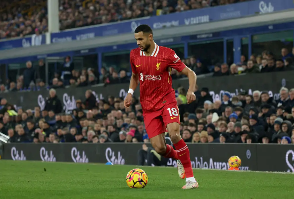 Cody Gakpo has enjoyed his best season at Liverpool so far under Arne Slot. (Image: Getty)