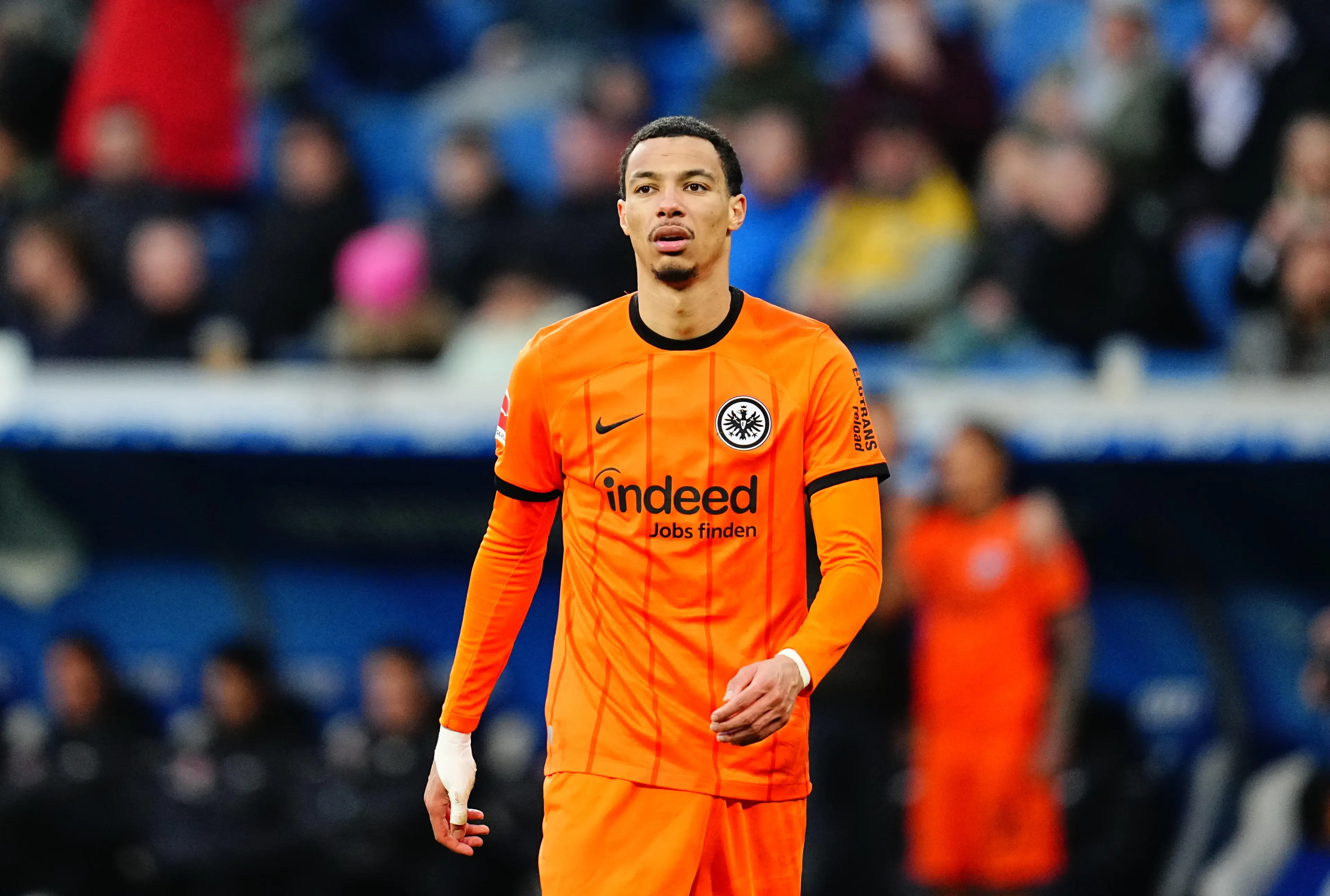 Hugo Ekitike has been linked with a move to Liverpool. Image: Getty