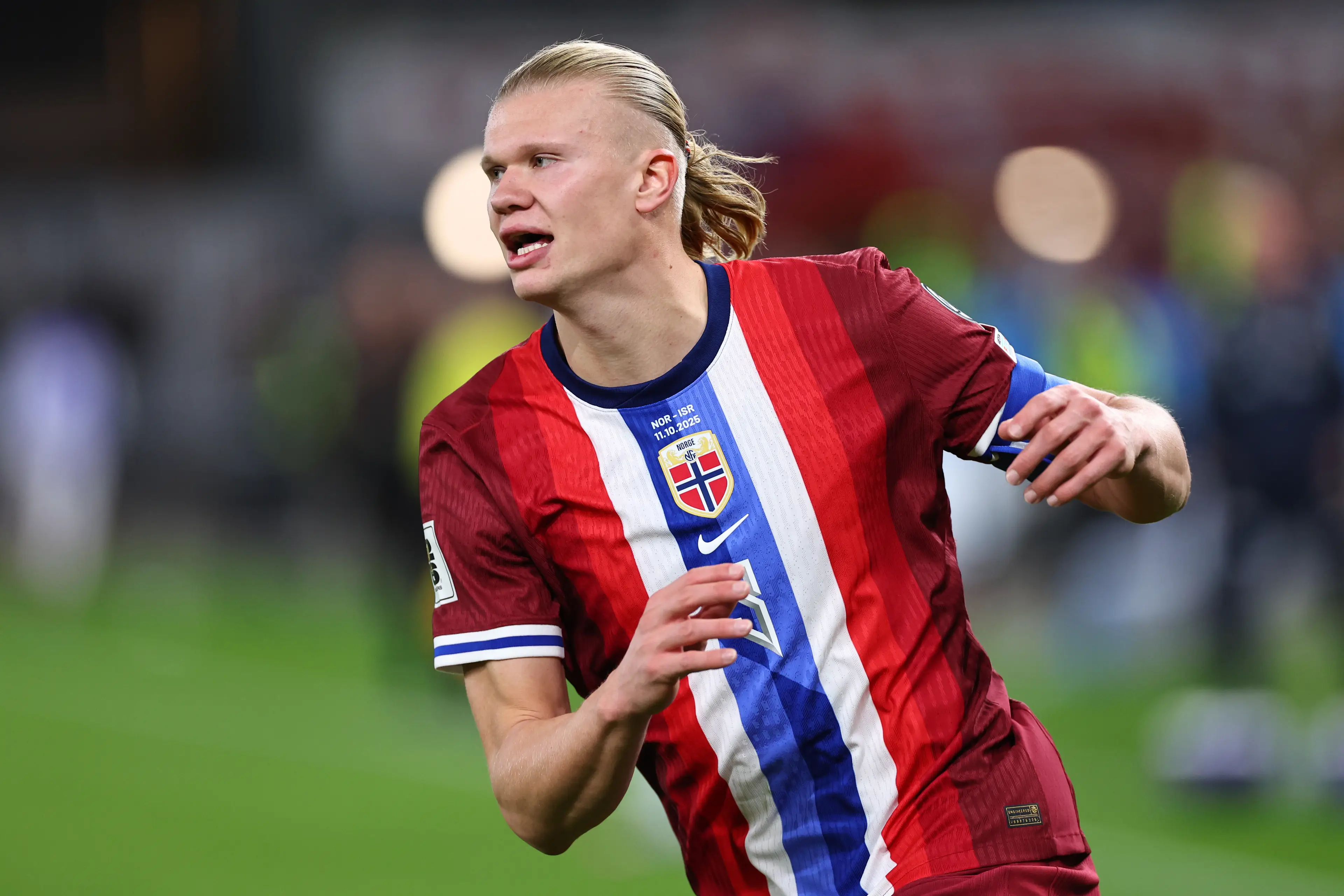 Erling Haaland has returned to Manchester City. Image: Getty