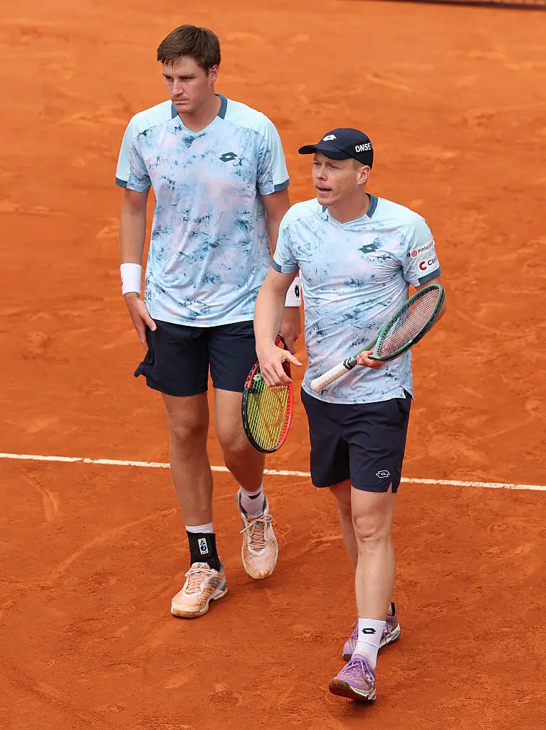 Patten playing alongside Harri Heliövaara (Image: Getty)