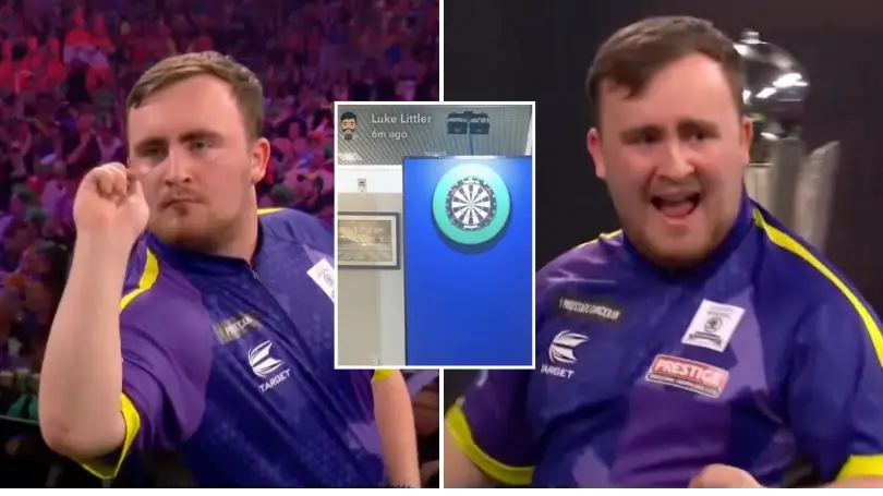 PDC - Luke Littler/Snapchat 